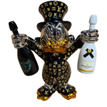 Sculptuur, Lior24, Dagobert Duck, Zwart